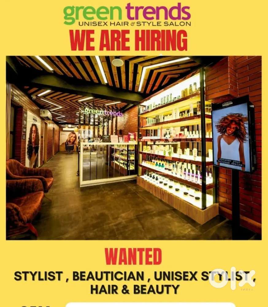 Wanted  men's and women hair stylist , female beautician .