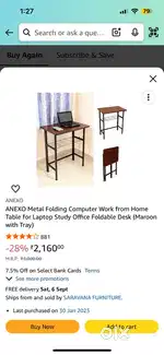 Mattress and study table