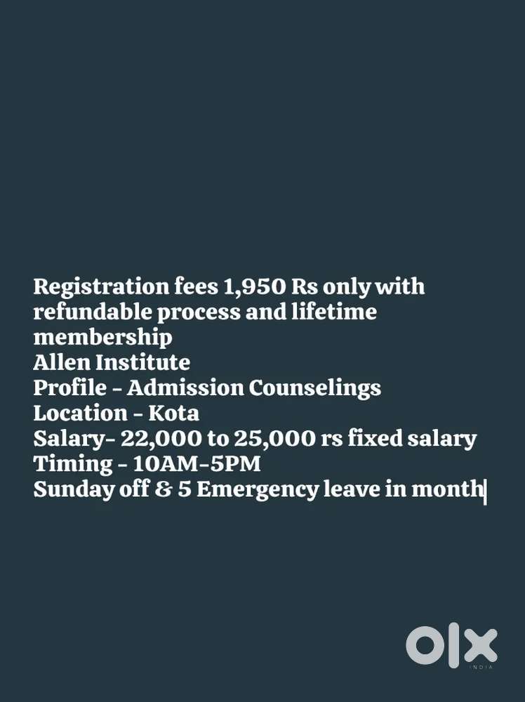 Admission Counselings