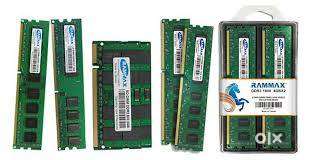 Used & New Laptop DDR3 & DDR4 4GB, 8GB Starting Only Rs:-5??