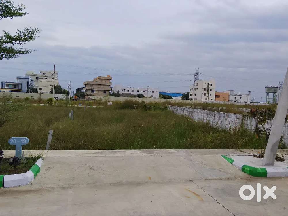 రాజధానికి రెండోపక్క, NH65(VJA-HYD) నుండి 200 మీటర్లలో CRDA ప్లాట్స్