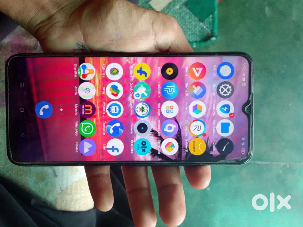 Realme all ok phone bill box charger sabh kujh hai