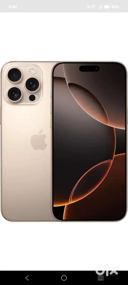 16 pro max, Gold colour just 3 month