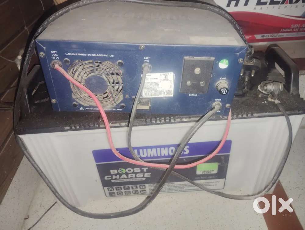 Inverter and battry