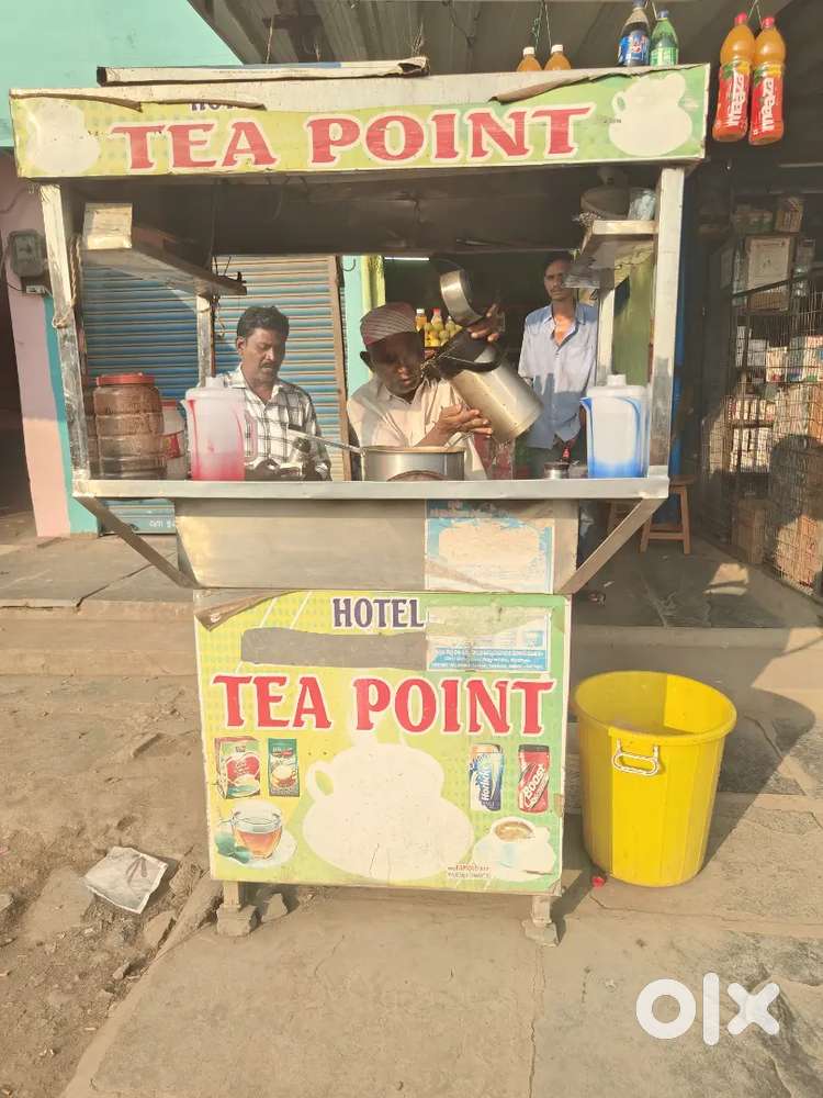 Tea stall for tea shop