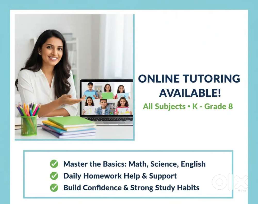 Online tutor available