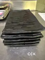 Black melamine rectangular platter / plate Rs. 200 each