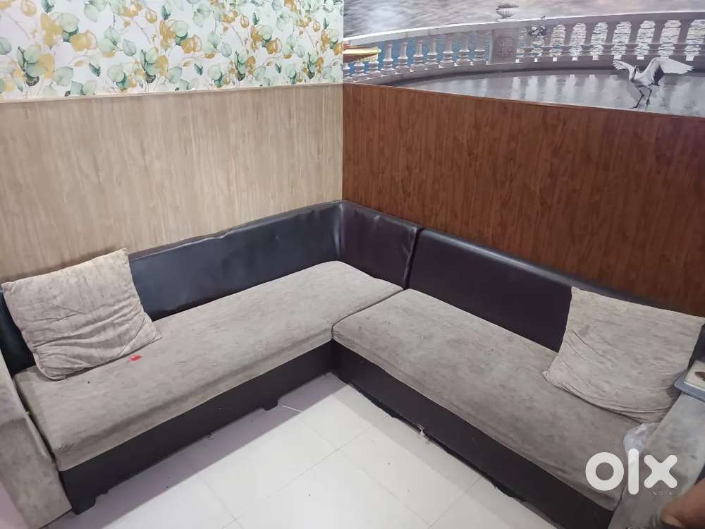 Sofa with the cushions