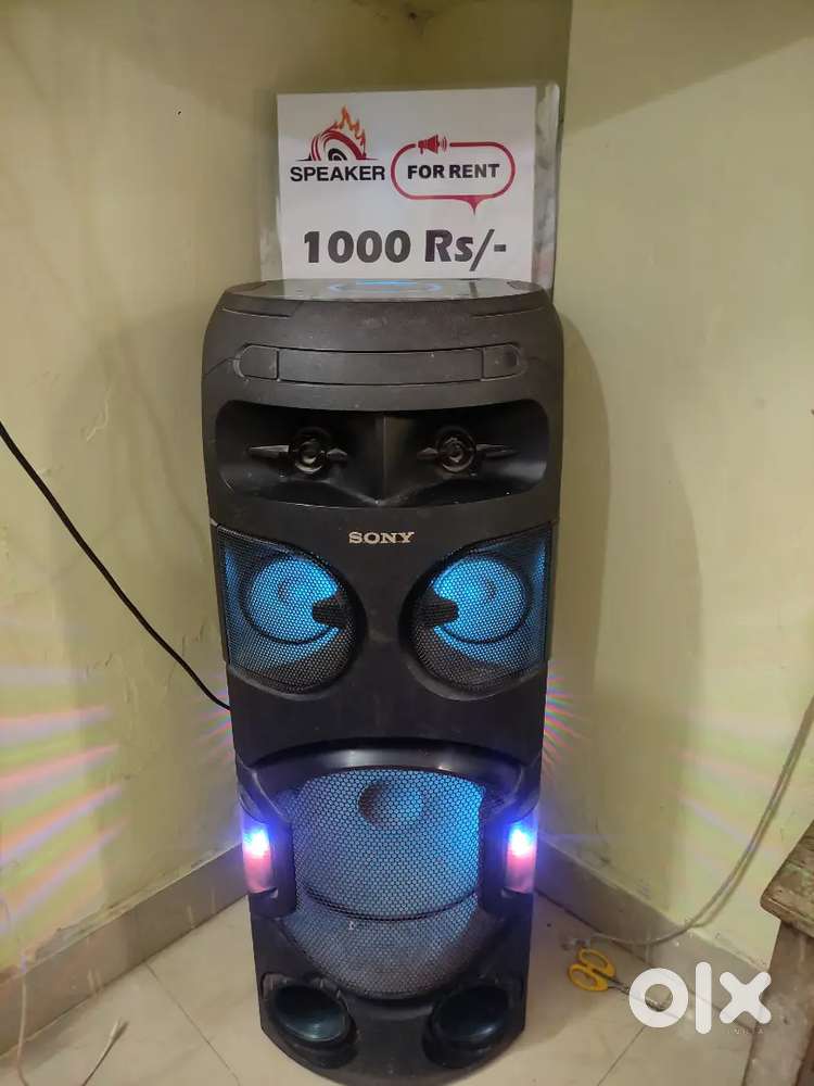 Sony Party Speaker for Rent 1000 rs.