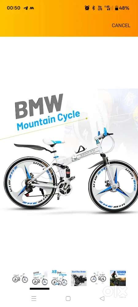 BMW X6 Foldable Gear Cycle
