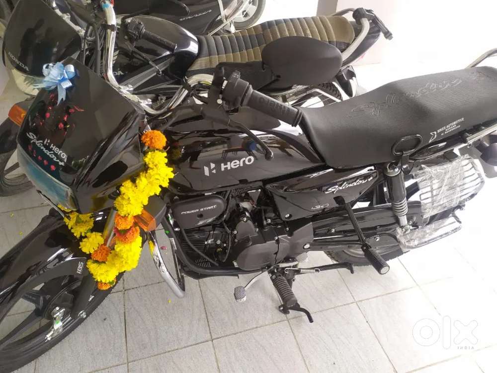 Hero Splendor plus i3S BS-6 with self start