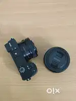 Sony a6100 16-50 kit lens and 50mm block lens