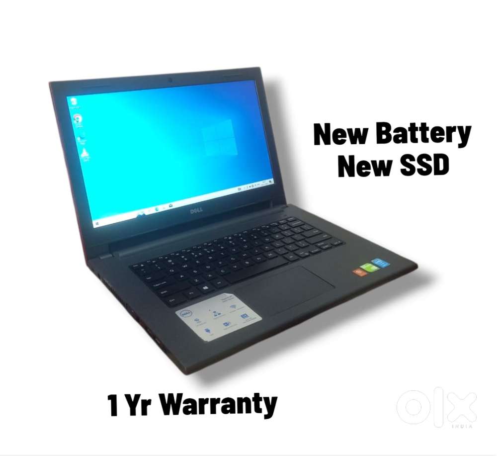 Refurbished Dell Laptop with i3 processor, new battery and 1 Yr warnty