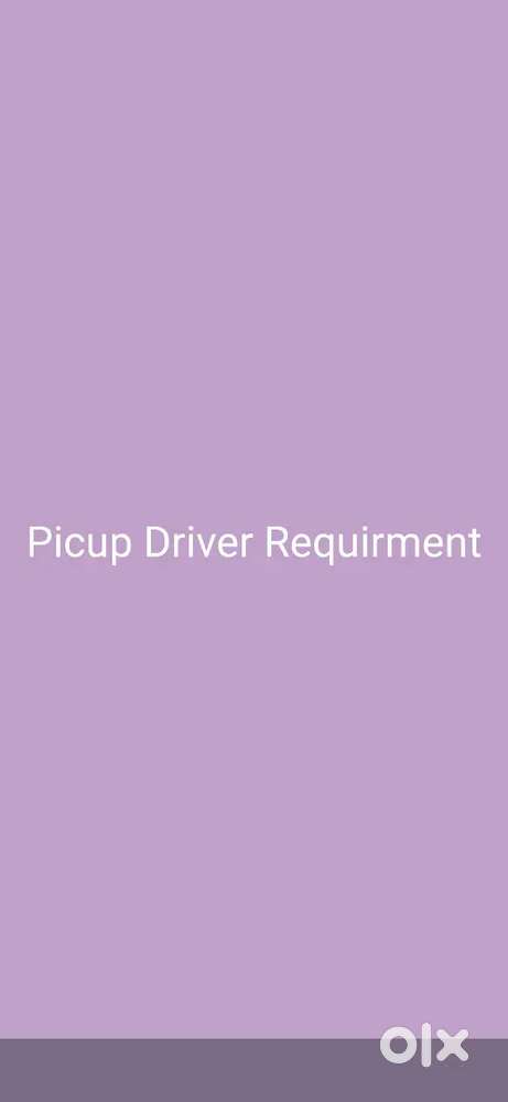 PICUP DRIVER