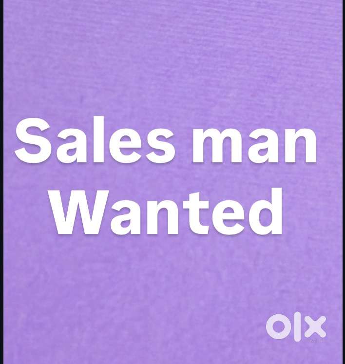 Sales man wanted