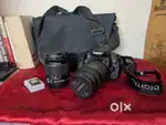 Cannon 700d Body with wide and zoom lens.