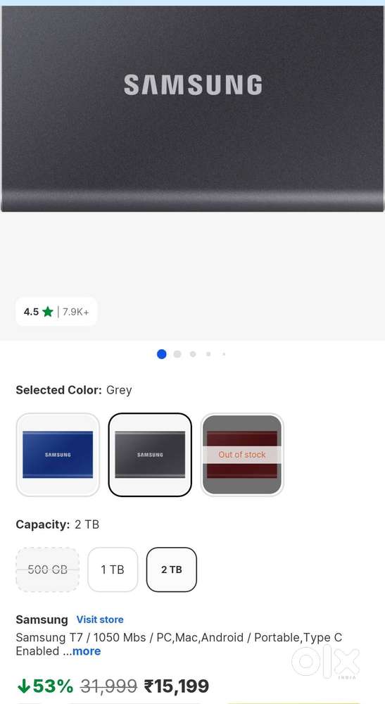 Samsung 2TB Portable SSD