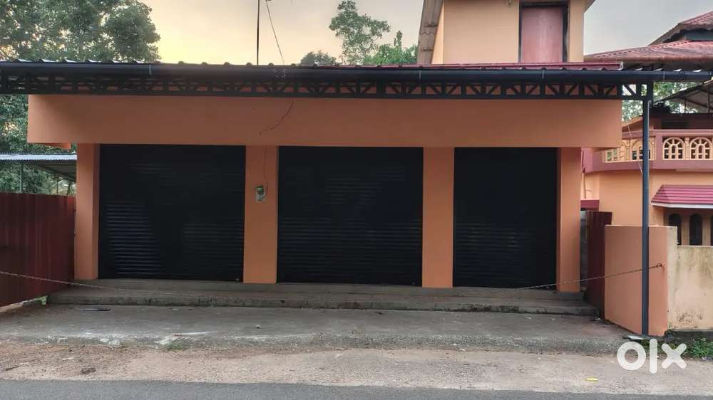 2 Shop Rooms for Rent - with small godown, toilet & parking facility