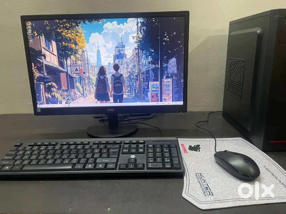 Desktop computer setup (1,2,3 yr old) i3/4gb/128ssd, win and office 10