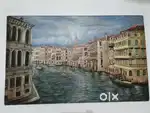 Beautiful painting with hand made decor