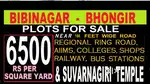 BHONGIR  &  BIBINAGAR RESIDENTIAL  P PLOTS FOR SALE  NEAR AIIMS