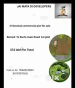 17 Decimal Commercial plot for sale