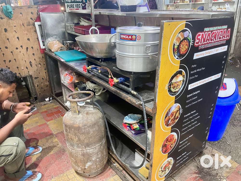 Stainless Steel Fast Food Stall Counter