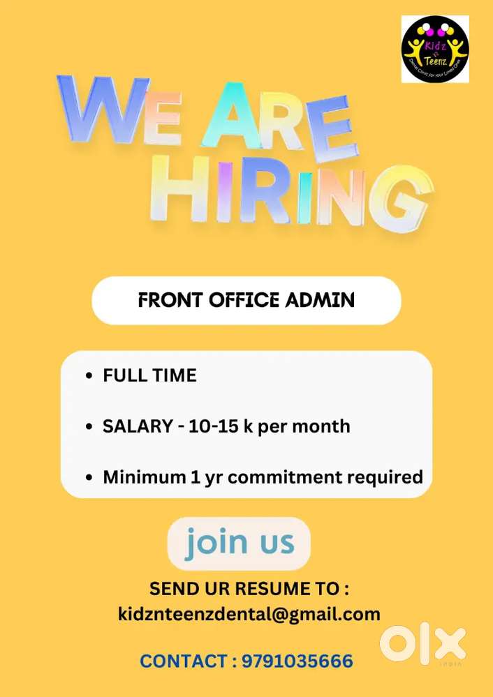Front office admin