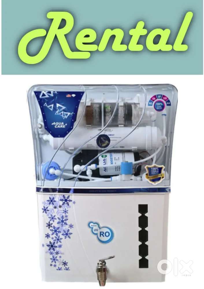 Water purifier available on rent