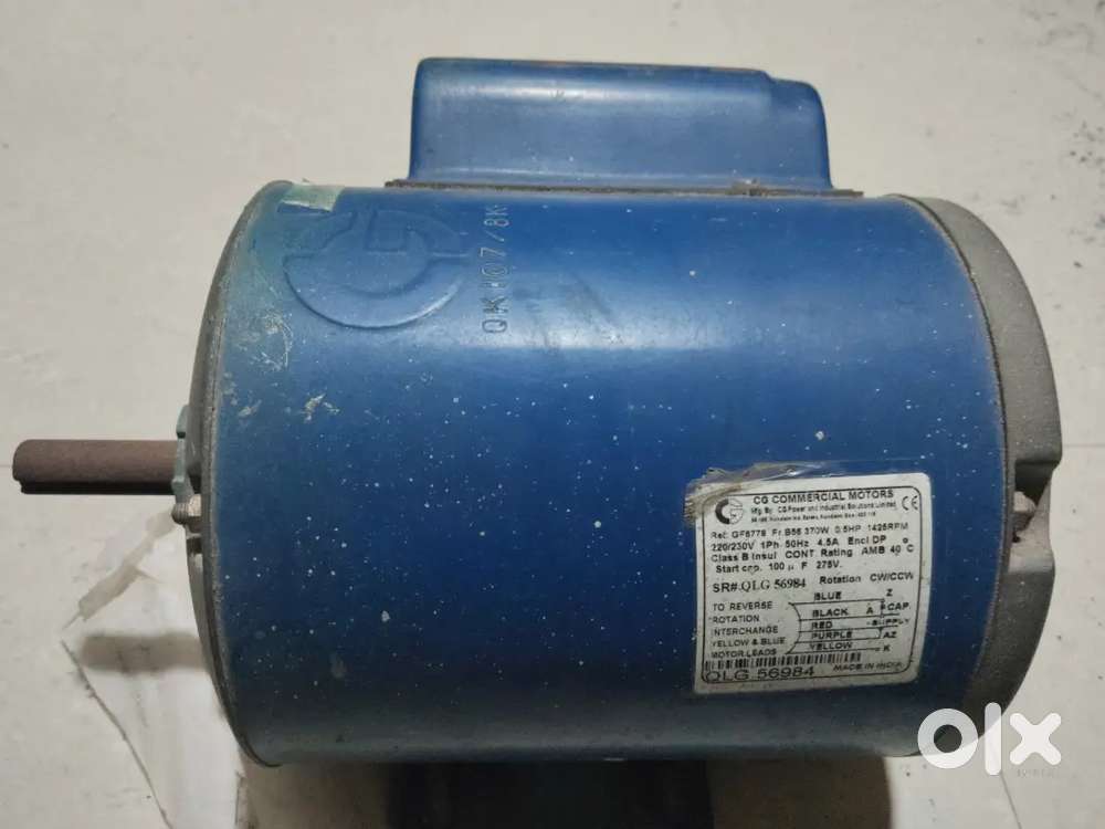 Electric Moters Commercial 0.5 Hp CG Compani  addres Manewada Nagpur