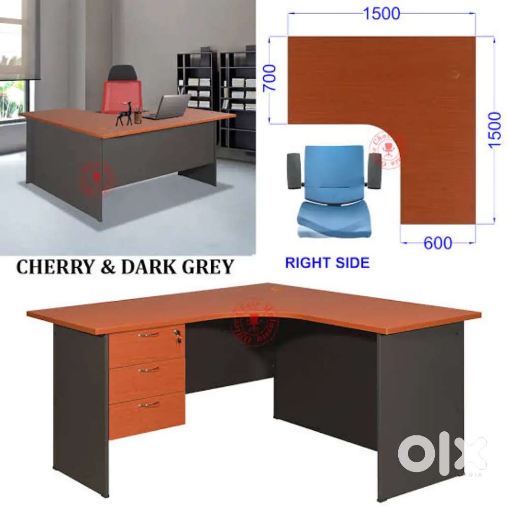 5feet L shape table brand new