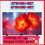 43 inch smart android led rv @11566 onwards call now &