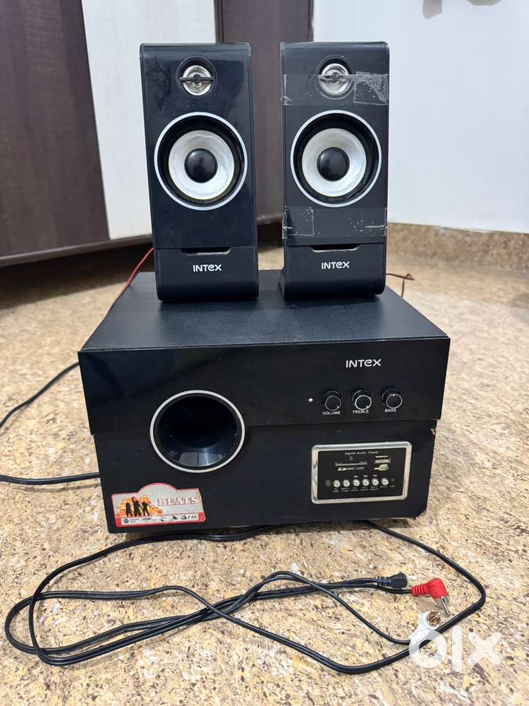 Intex IT-2475 2.1 Multimedia Speakers  Great Bass  Clear Sound