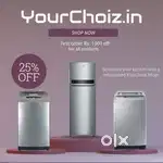 Get best discount on Yourchoiz electronic for washing machine & fridge