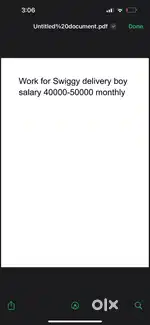 Swiggy delivery boy job