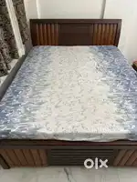Queen Bed with Mattress in Great Condition – Quick Sale!