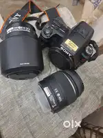 Sony SLT A37 camera and lenses
