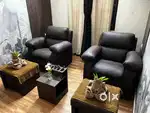 Two Reflexology Sofas with Electric Backrest + 2 Ottomans