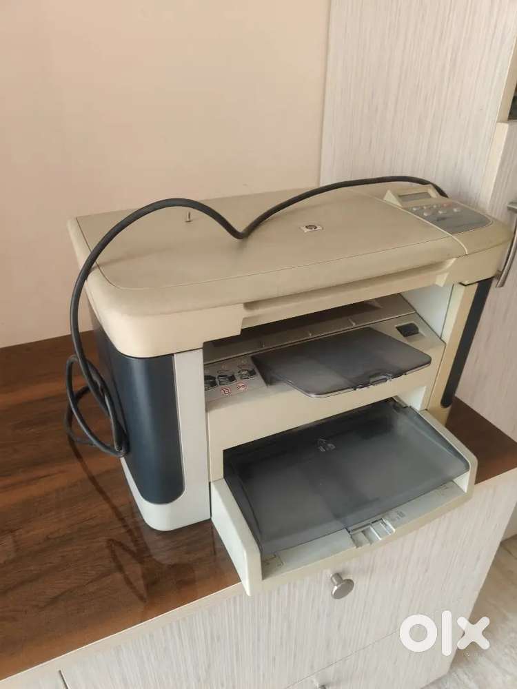 Assorted - HP printer, Microsoft camera, wifi router, remote bell