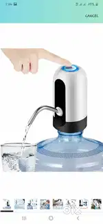 Water dispenser pump.