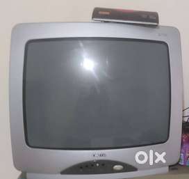 ONIDA CRT COLOR  TV WITH AIRTEL HD DTH SET