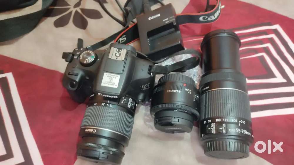Canon 1500D 1 Year Old with 3 Lenses