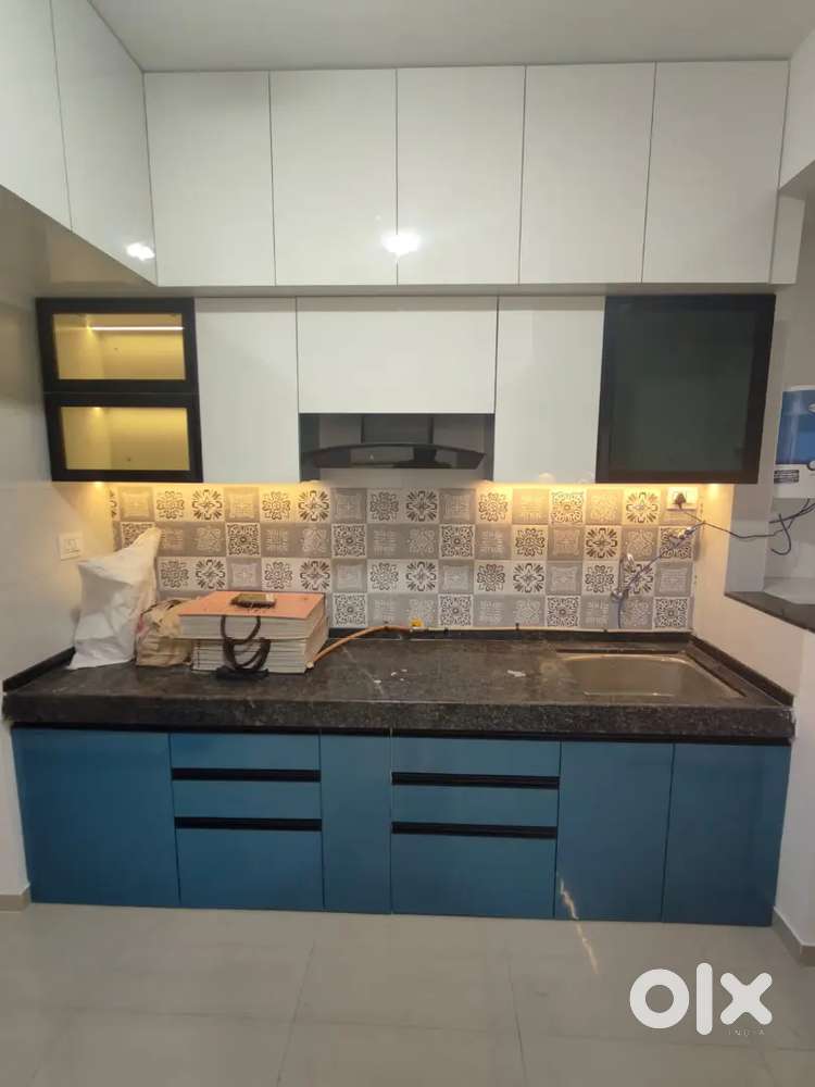 2 bhk semi furnished new flat for rent Kharadi Eon Free Zon