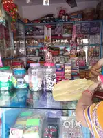 cosmetics, toys & gift items with rack, counter to start new shop