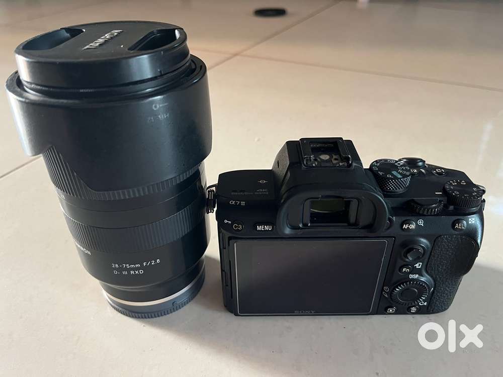 Sony A 7iii with tamron 28-75 f2.8 lence