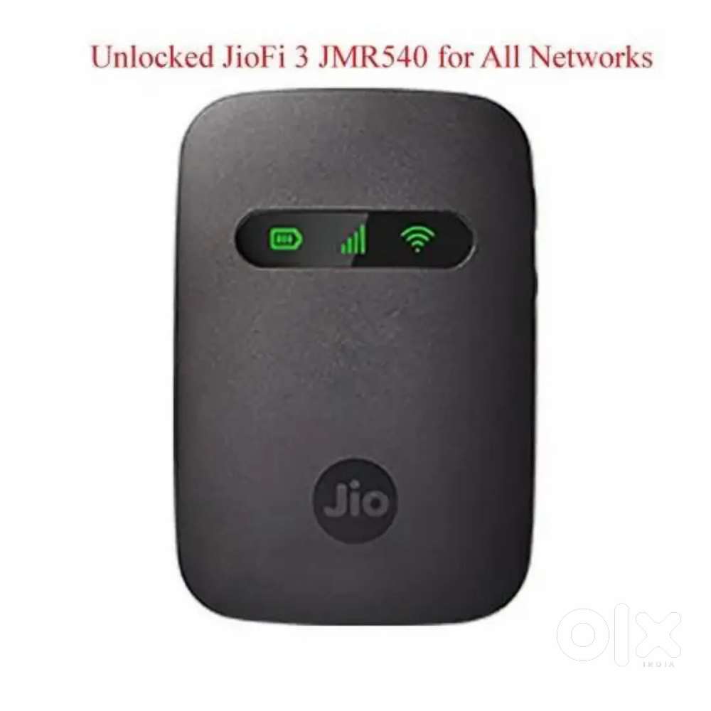 Wireless Or Wi-Fi Black Hotspot Router JioFi JMR 540, Upto 150 Mbps