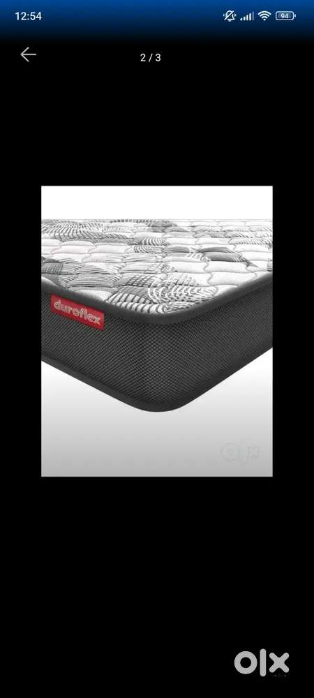 Duroflex mattress with 2 pillow