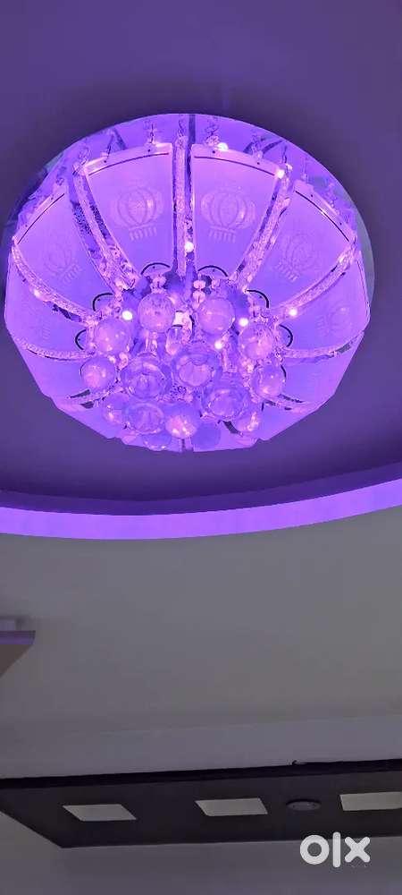 Colorful lighting chandelier (jhoomar)
