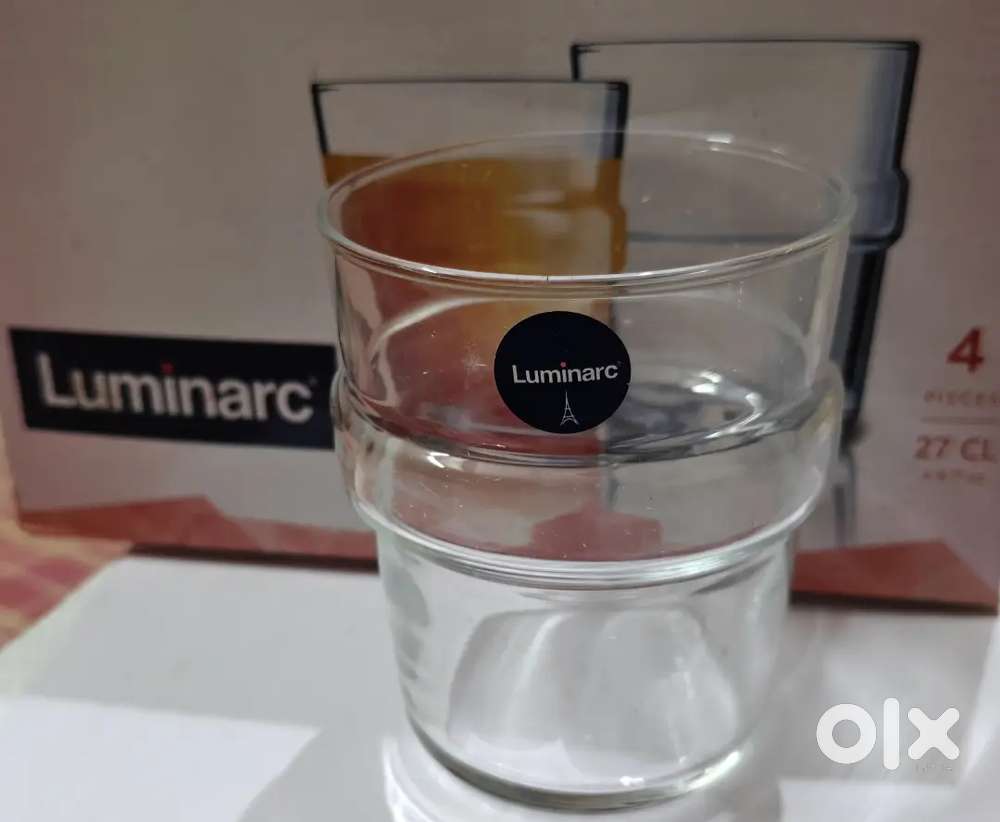 Set of Four Luminarc Glass