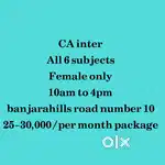 any female tutor/student/ jober can apply